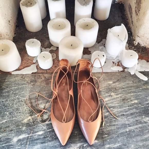 Aquazzura Shoes - Aquazurra Christy lace-up flats